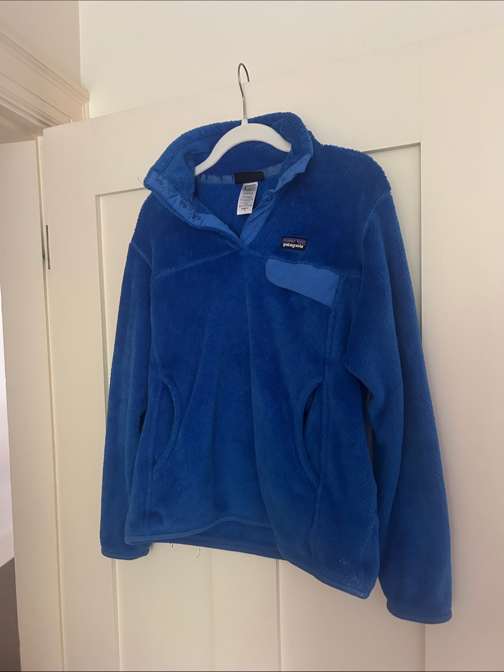 Patagonia Royal Blue Fleece snap -t Pullover